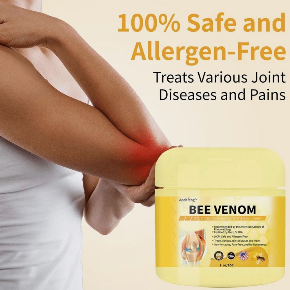 NIB ‘BEE VENOM’ Therapeutic Cream For Advanced Joint & Bone Therapy - Picture 8 of 14
